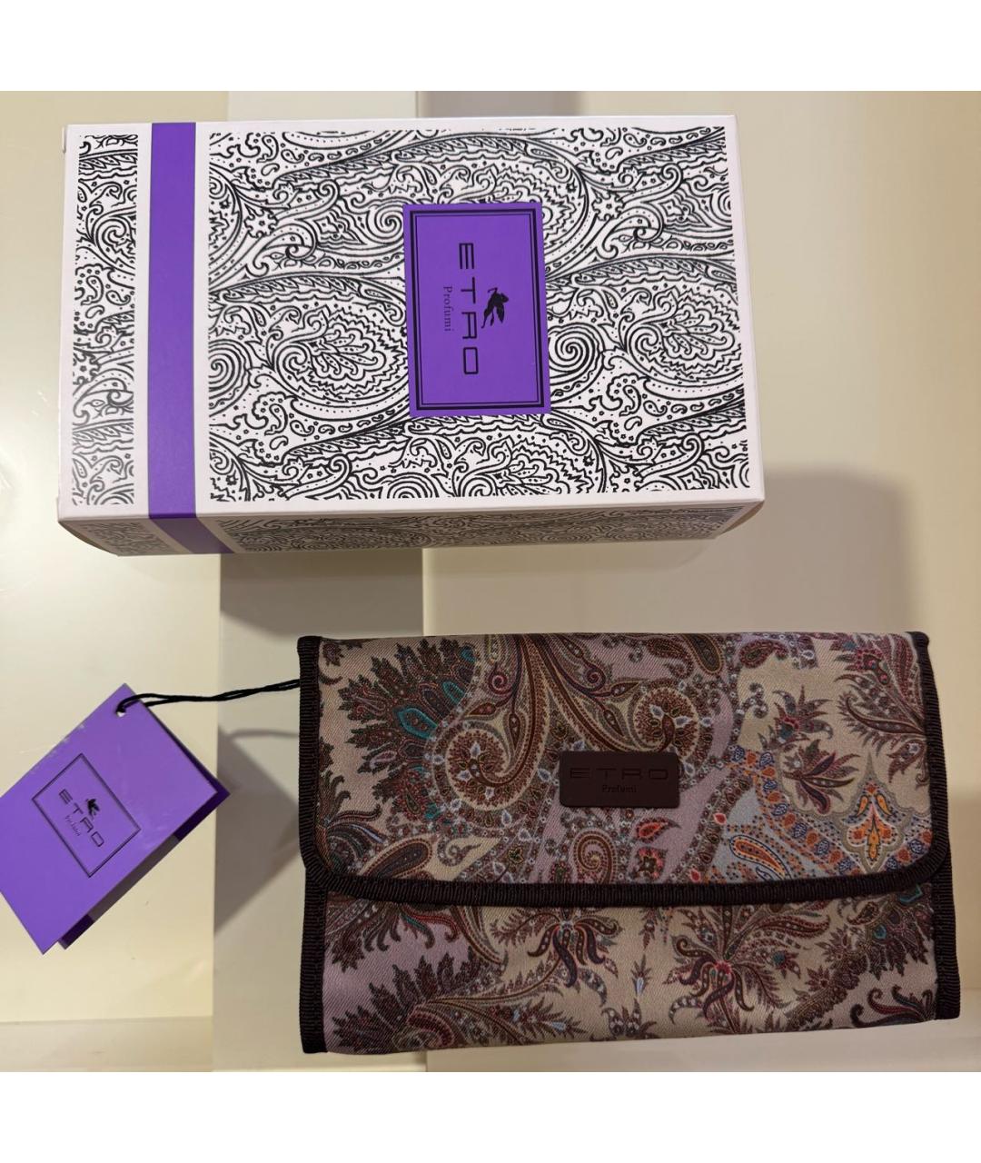 ETRO Бежевый кошелек, фото 7