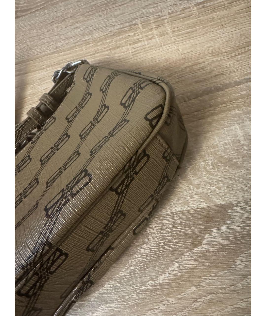 BALENCIAGA Бежевая сумка с короткими ручками, фото 6