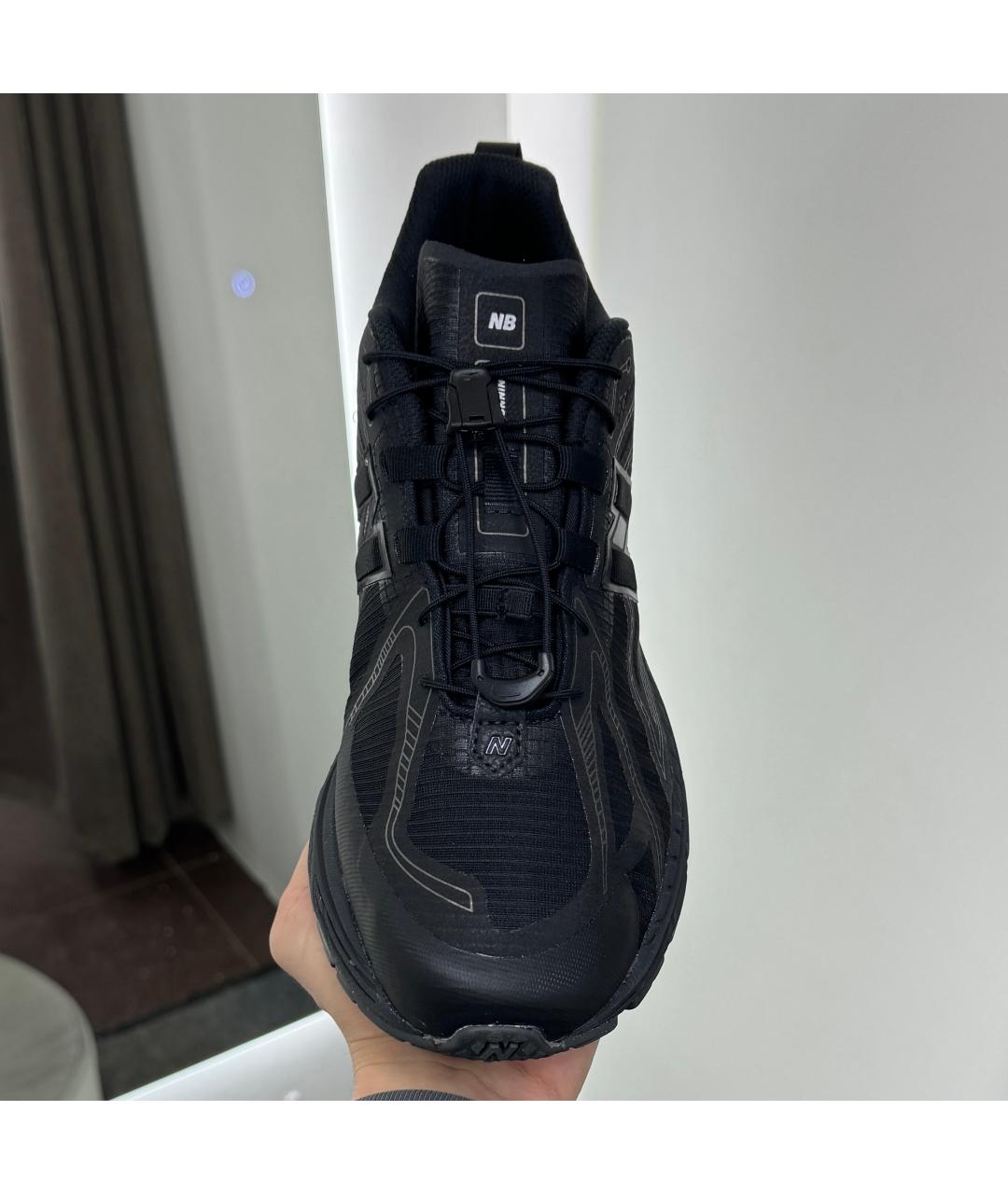 NEW BALANCE Черные текстильные низкие кроссовки / кеды, фото 6