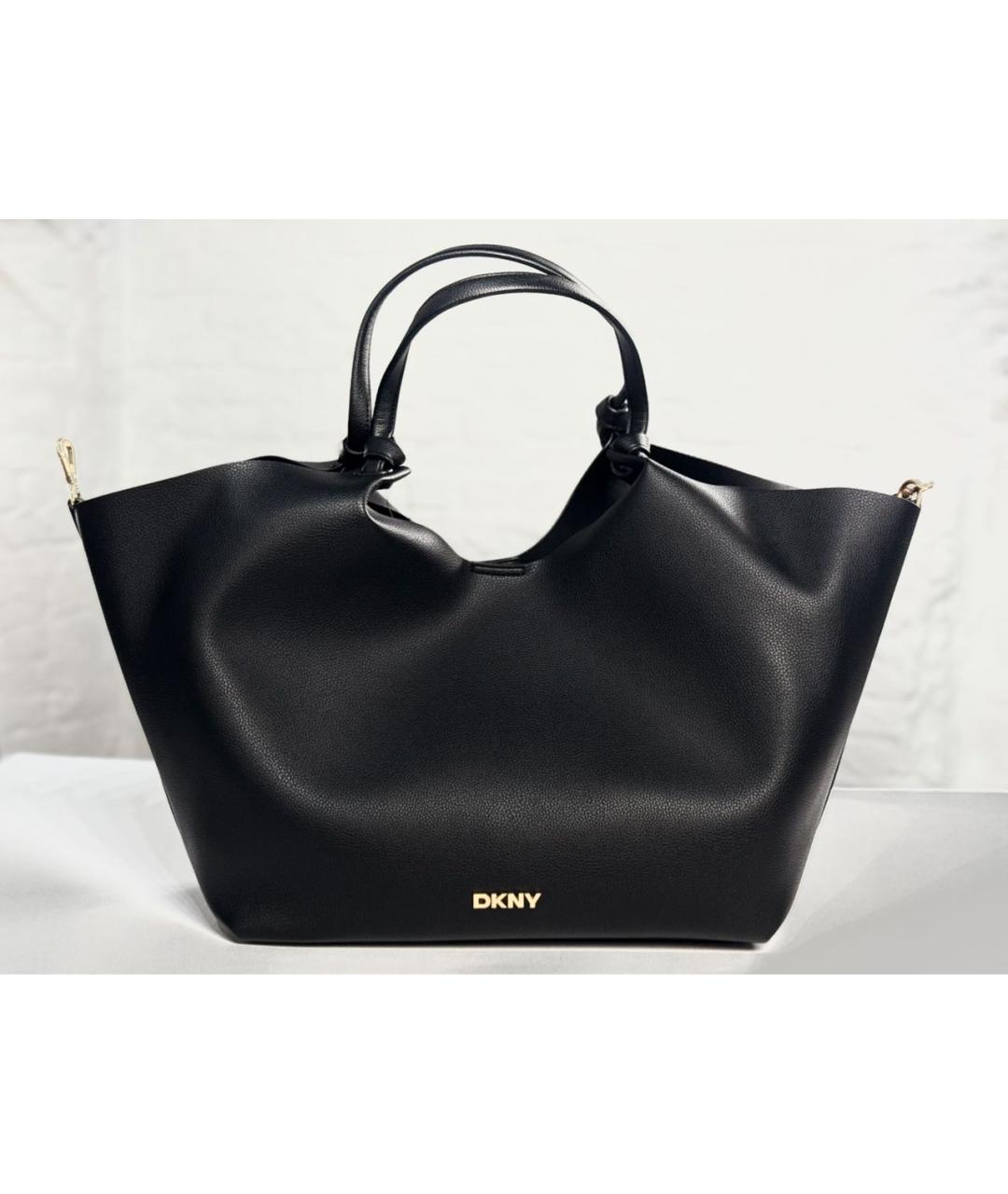 DKNY Черная сумка тоут, фото 2
