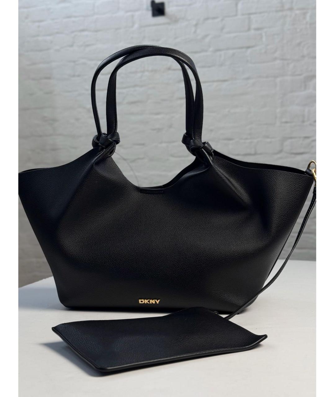 DKNY Черная сумка тоут, фото 9