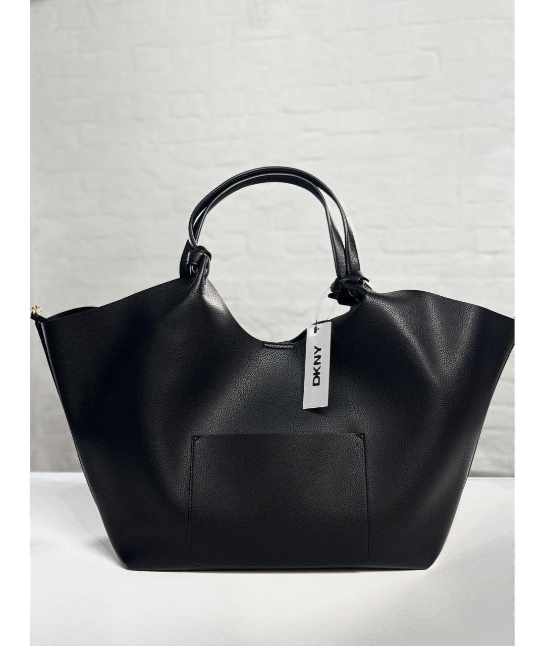 DKNY Черная сумка тоут, фото 4