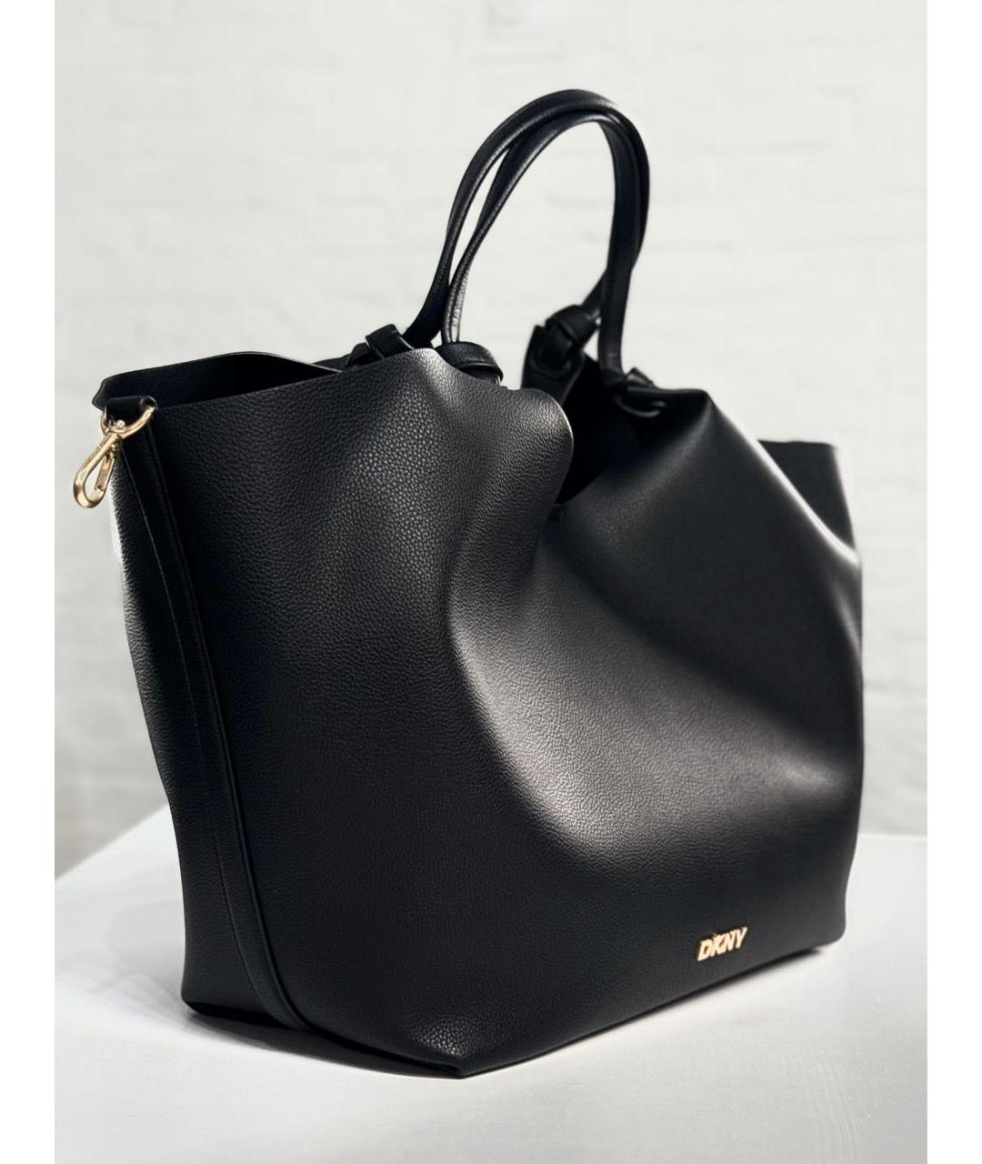 DKNY Черная сумка тоут, фото 3