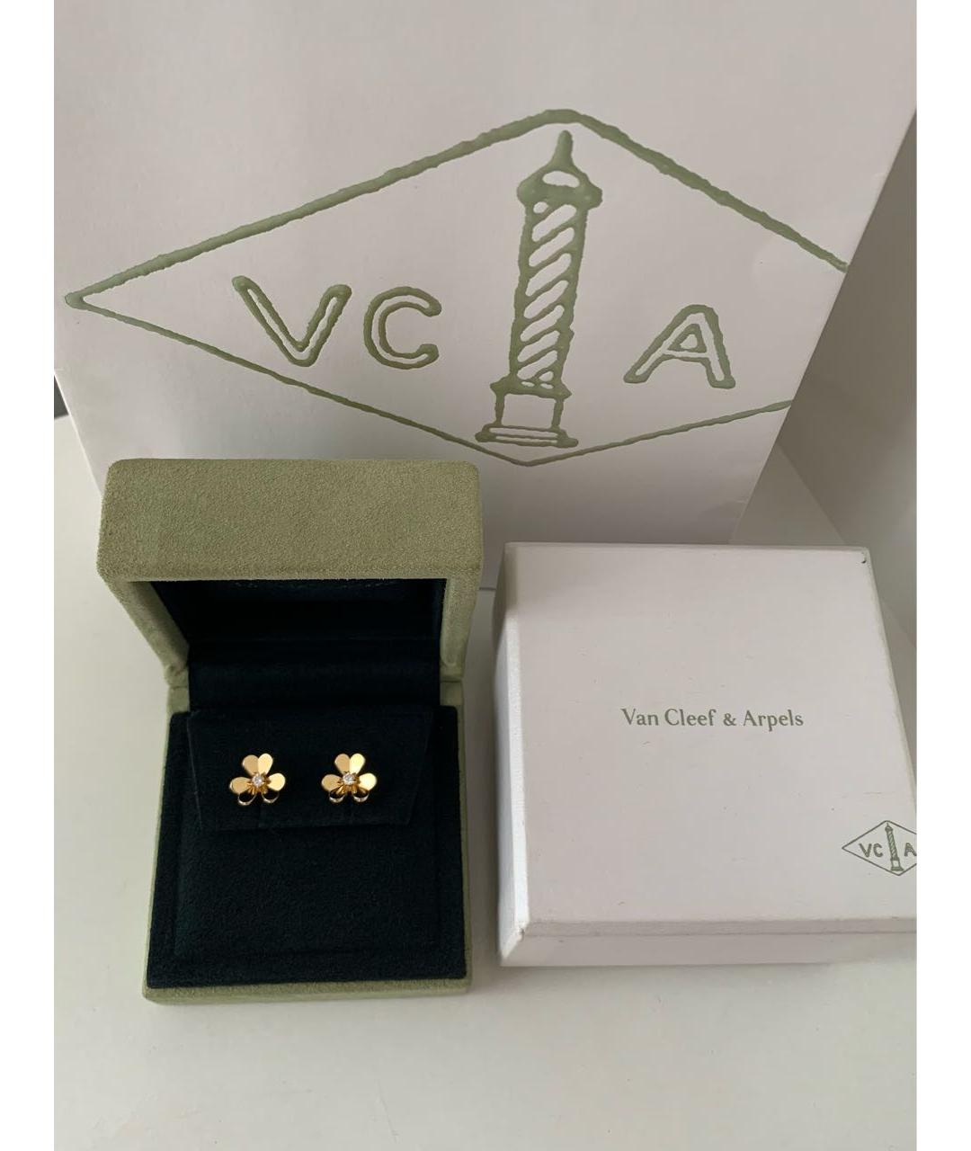 VAN CLEEF & ARPELS Золотые серьги из желтого золота, фото 6