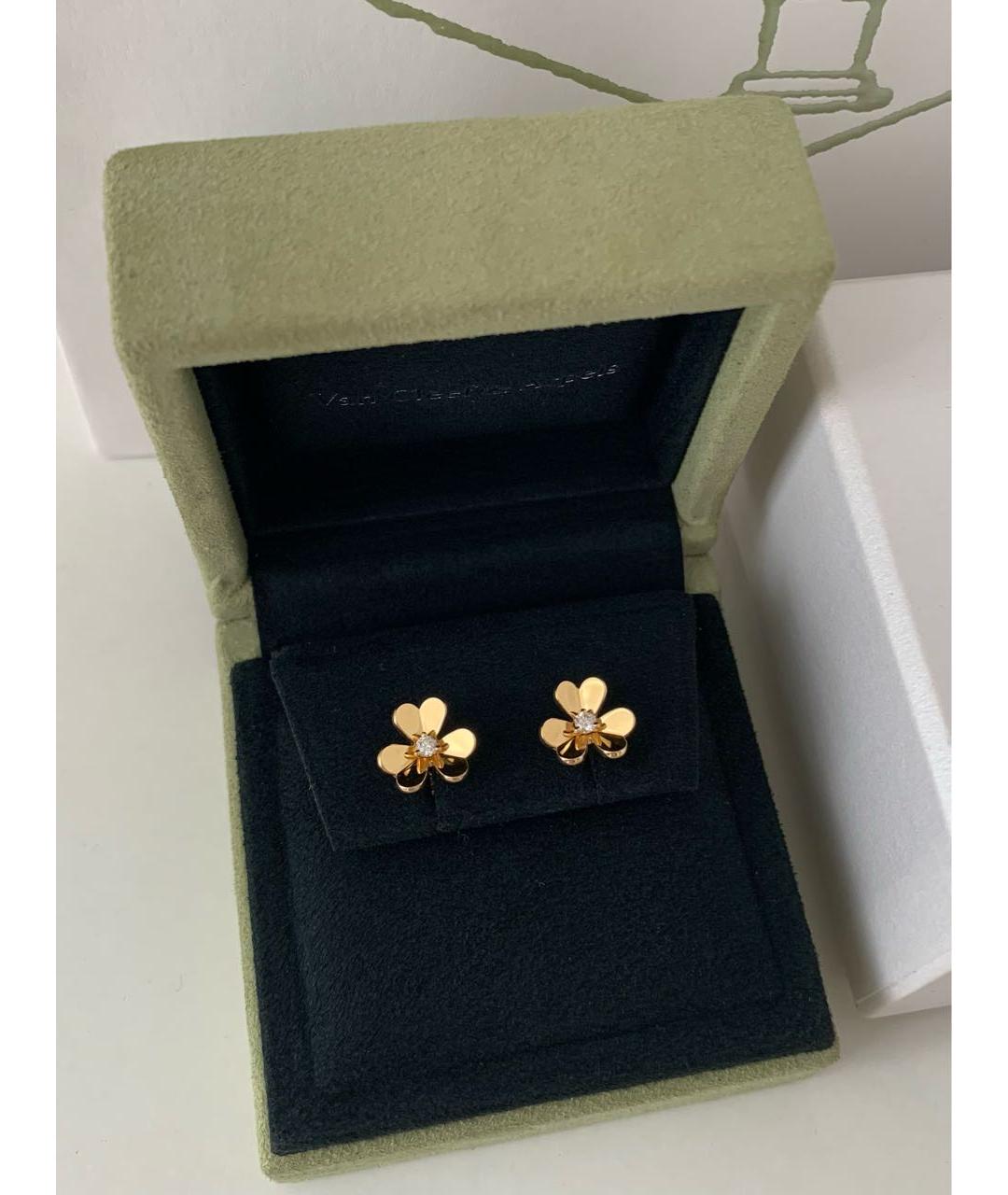 VAN CLEEF & ARPELS Золотые серьги из желтого золота, фото 2