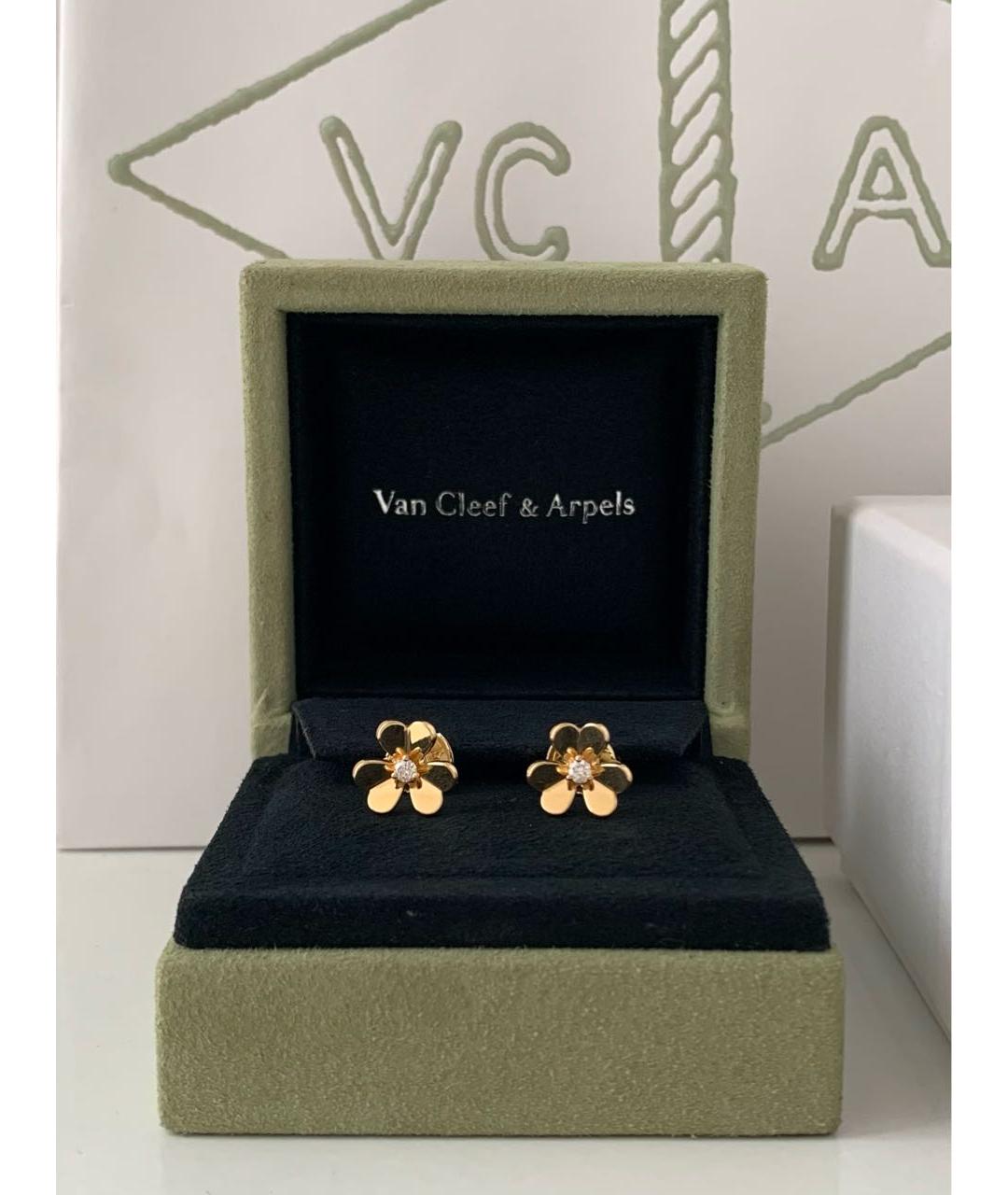VAN CLEEF & ARPELS Золотые серьги из желтого золота, фото 3