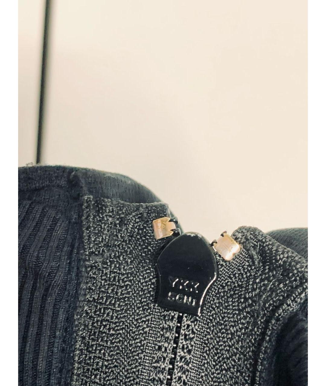 STONE ISLAND Черный хлопко-эластановый джемпер / свитер, фото 7