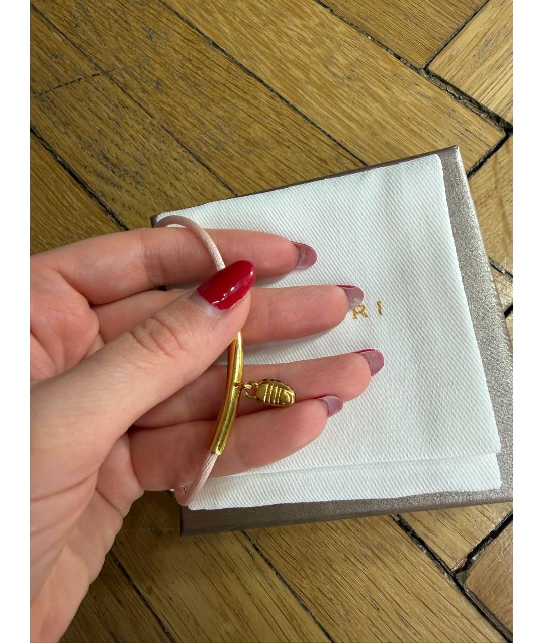 BVLGARI Розовый латунный браслет, фото 4