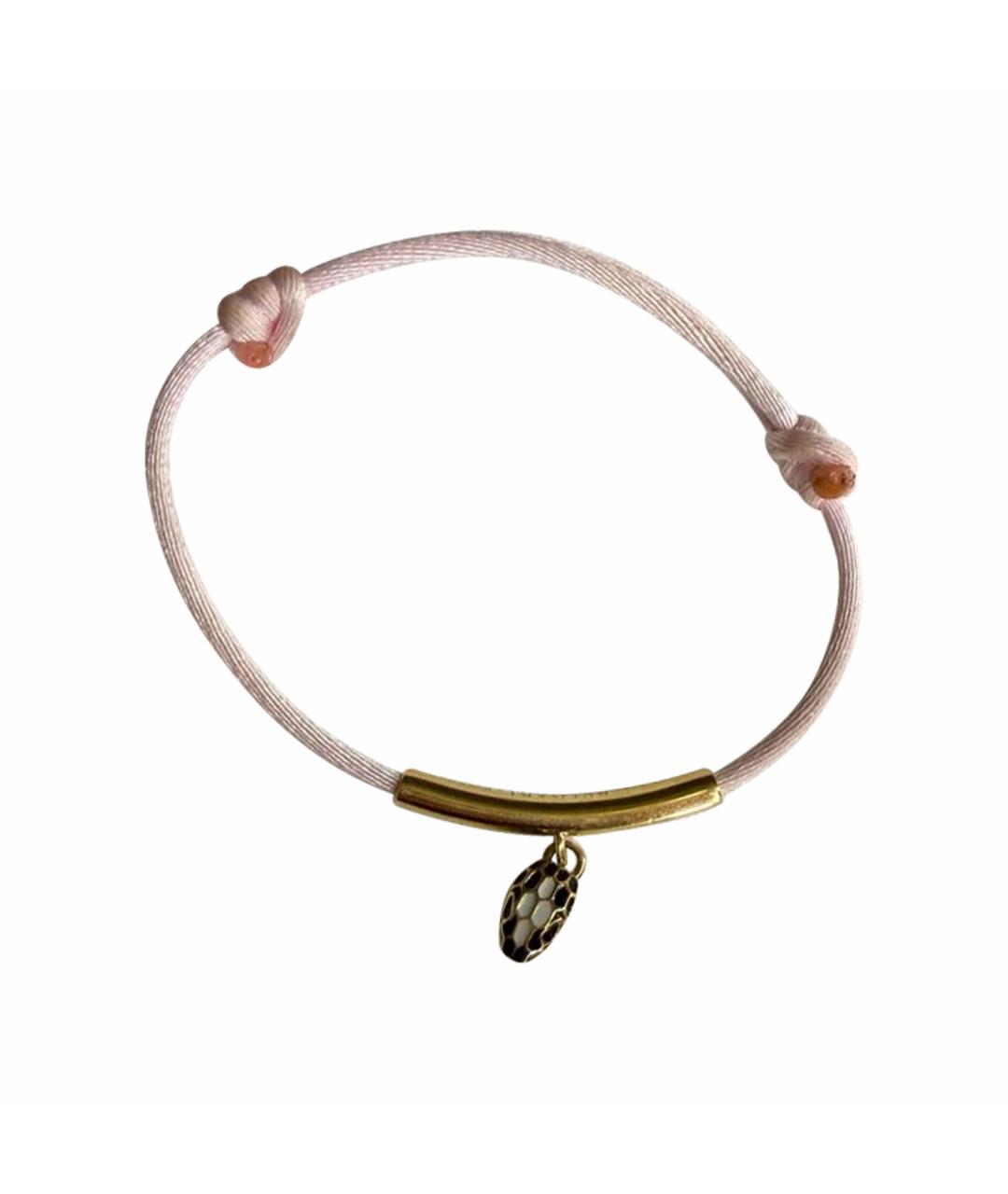 BVLGARI Розовый латунный браслет, фото 1