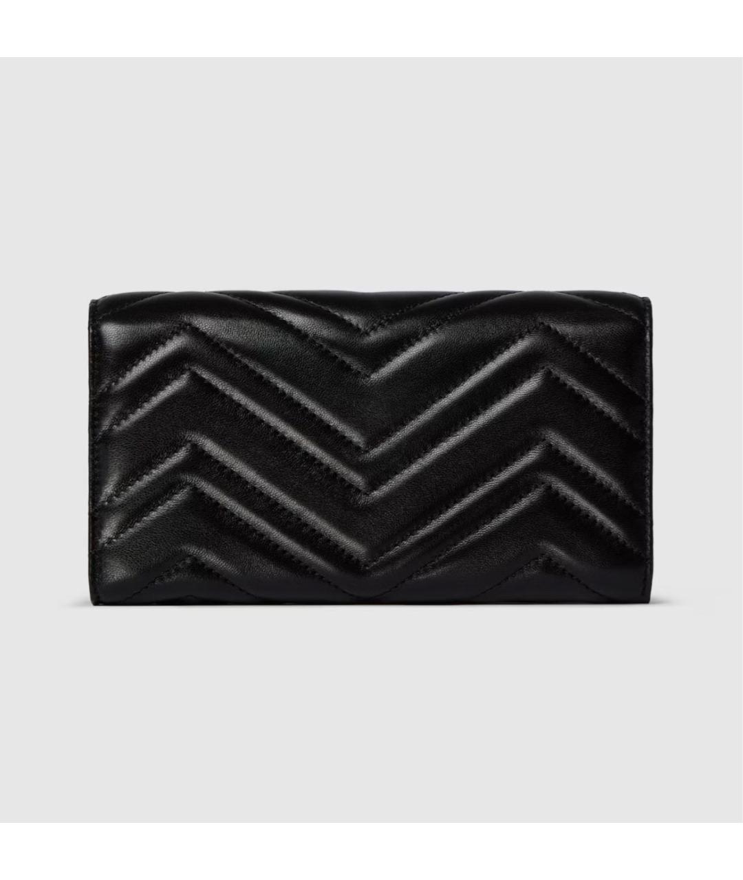 GUCCI Черный кожаный кошелек, фото 4