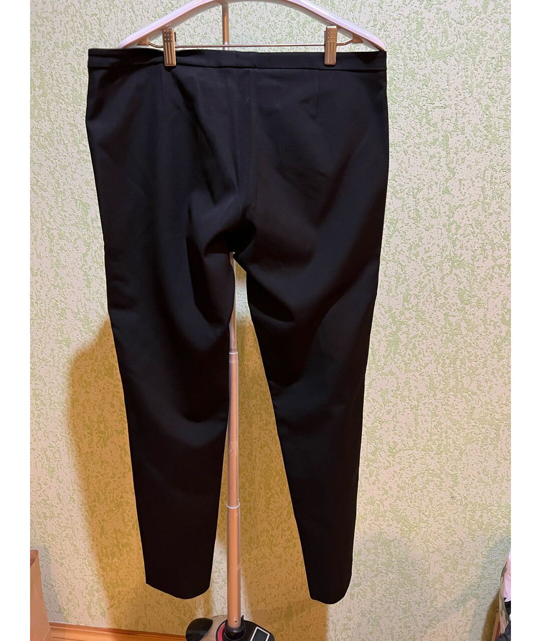 VERSACE COLLECTION Черные вискозные брюки узкие, фото 2