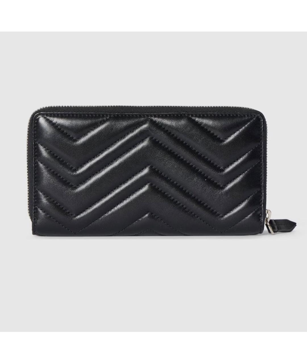 GUCCI Черный кожаный кошелек, фото 4