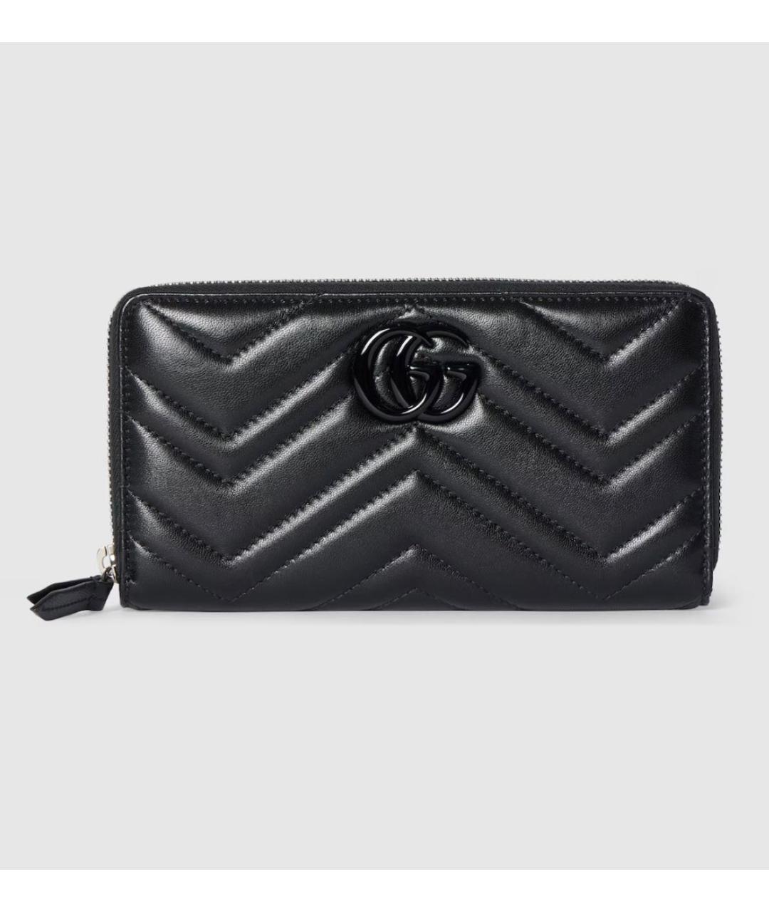 GUCCI Черный кожаный кошелек, фото 5