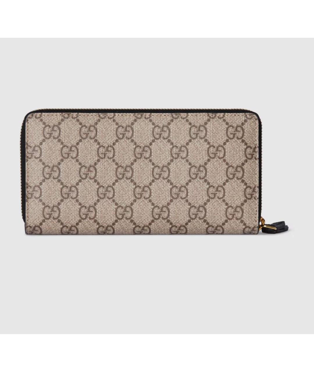 GUCCI Черный кожаный кошелек, фото 4