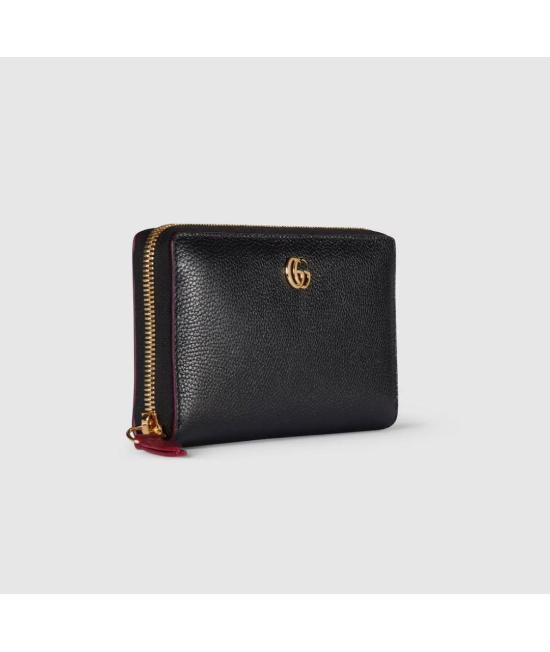 GUCCI Черный кожаный кошелек, фото 3