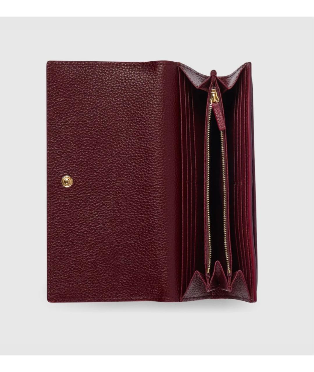 GUCCI Черный кожаный кошелек, фото 2