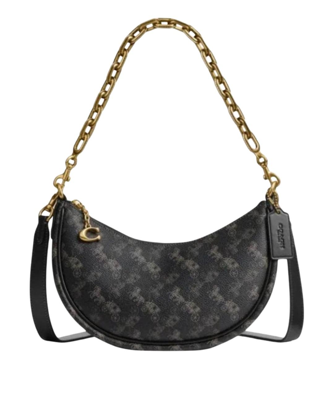 COACH Серая сумка с короткими ручками, фото 1