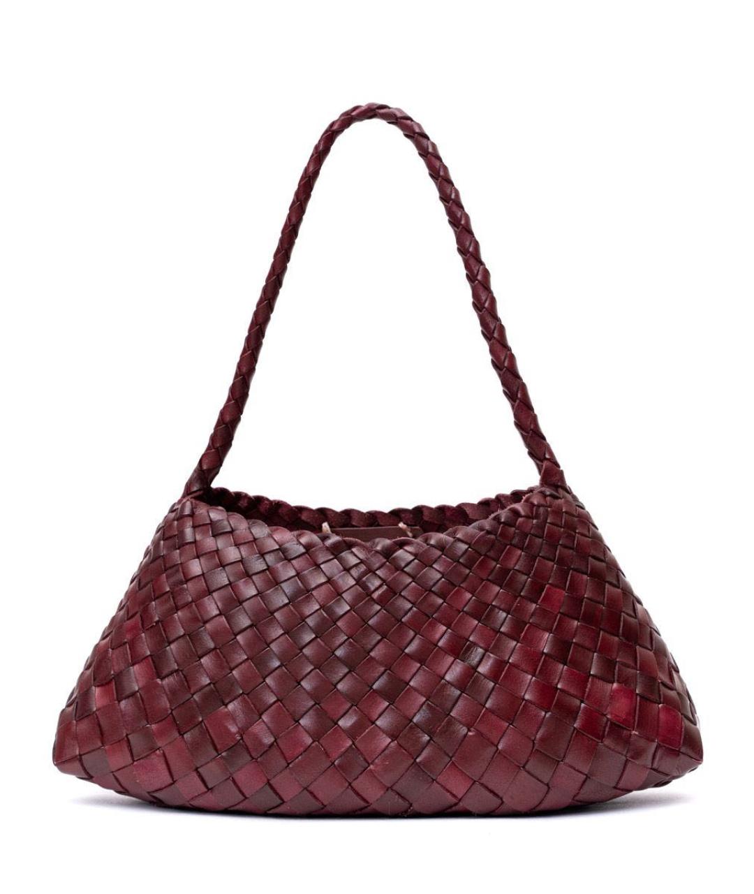 Dragon Diffusion Бордовая кожаная сумка через плечо, фото 1