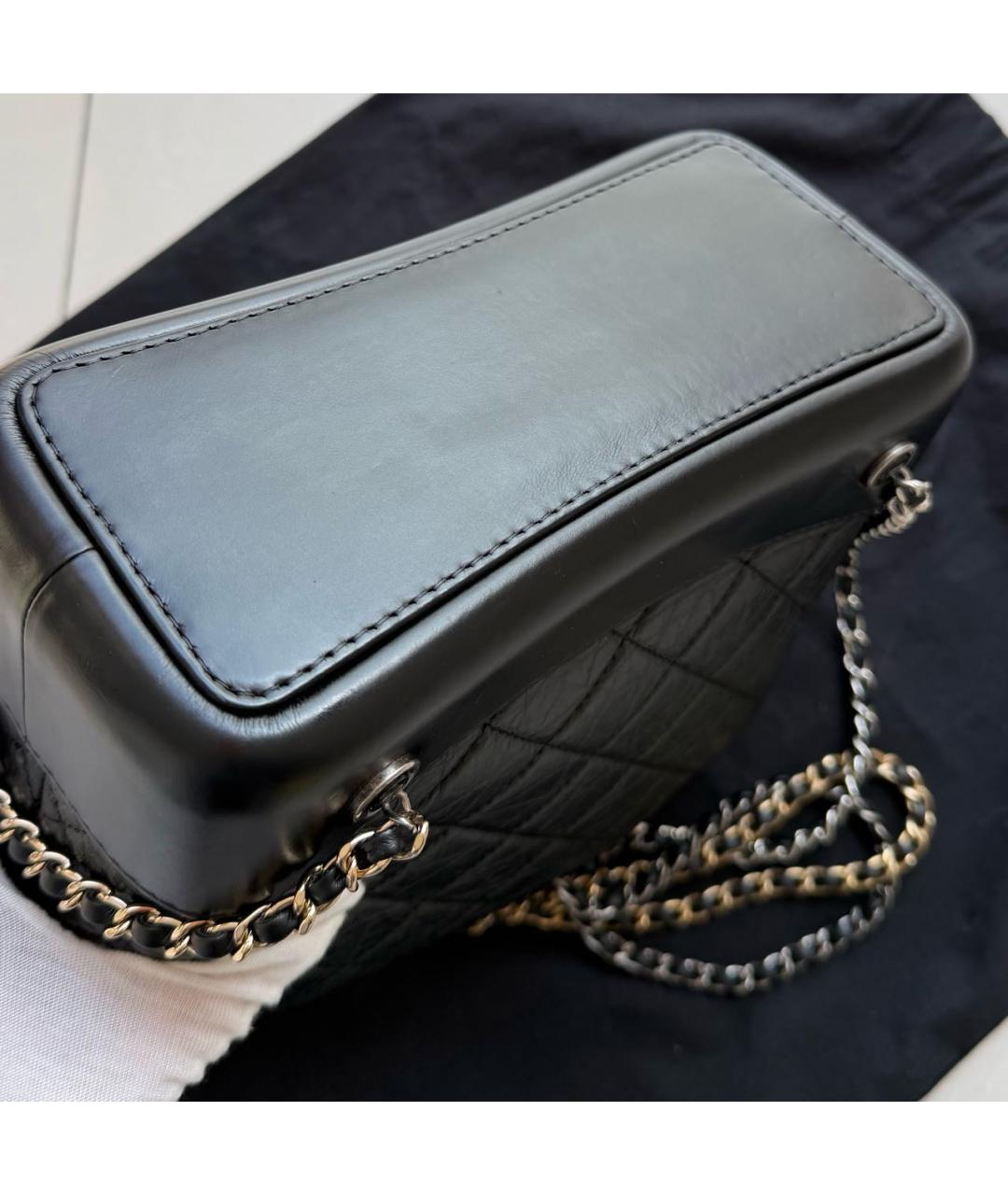 CHANEL Черный кожаный рюкзак, фото 4
