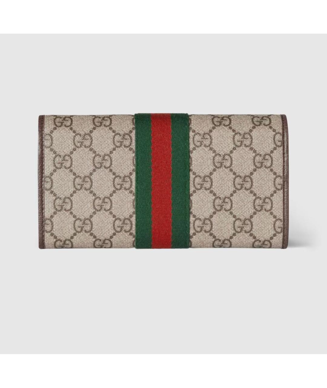 GUCCI Бежевый кошелек, фото 4