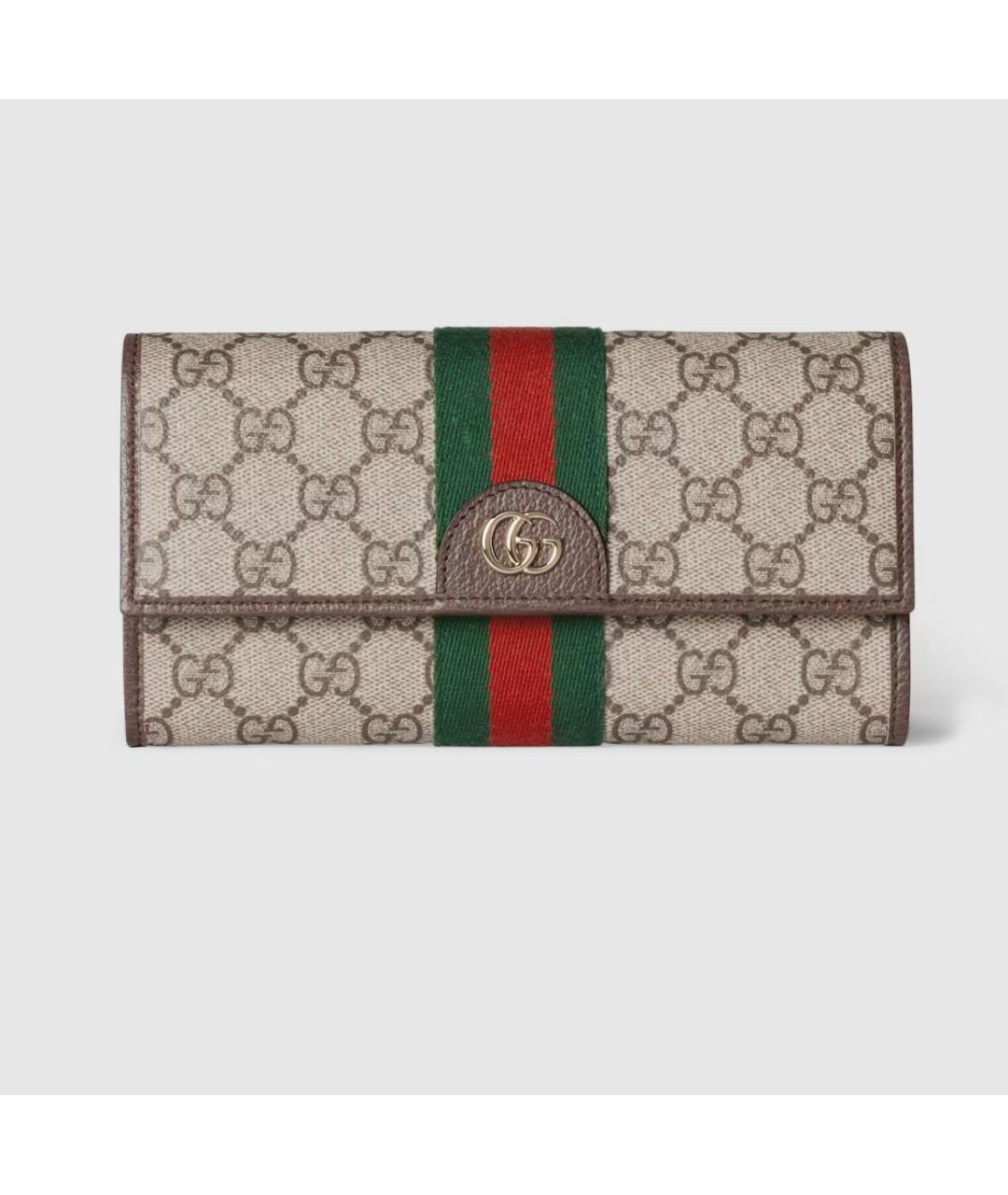GUCCI Бежевый кошелек, фото 5