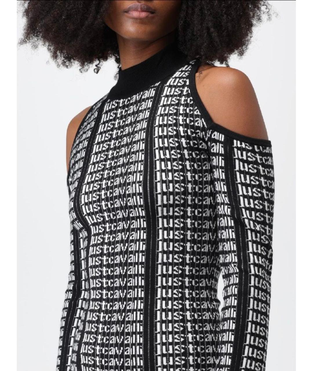 JUST CAVALLI Мульти вискозный джемпер / свитер, фото 4