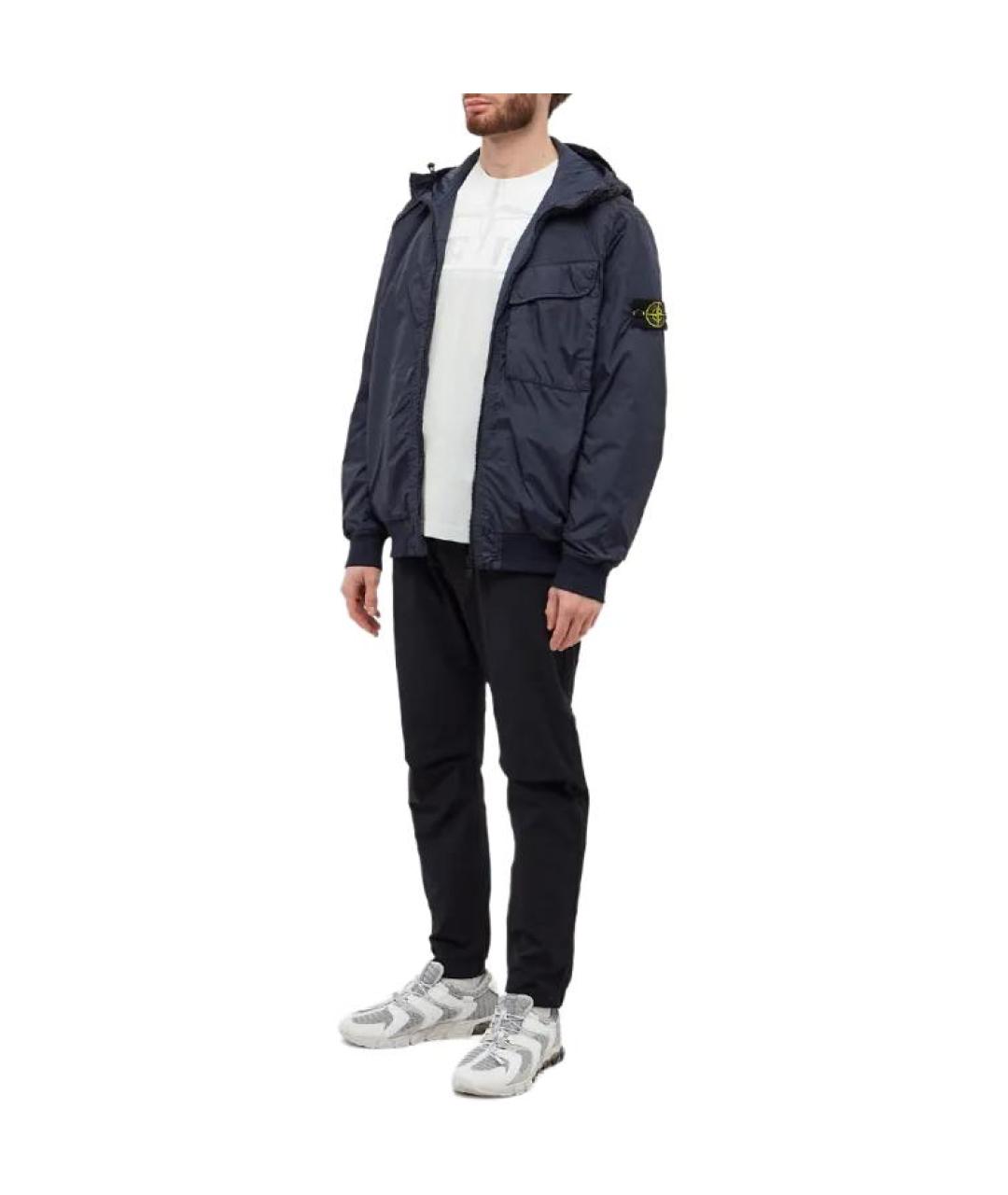 STONE ISLAND Синяя куртка, фото 4