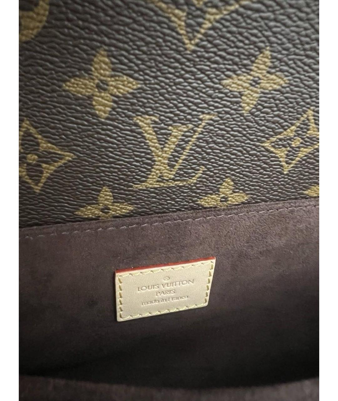 LOUIS VUITTON Коричневая сумка через плечо, фото 4