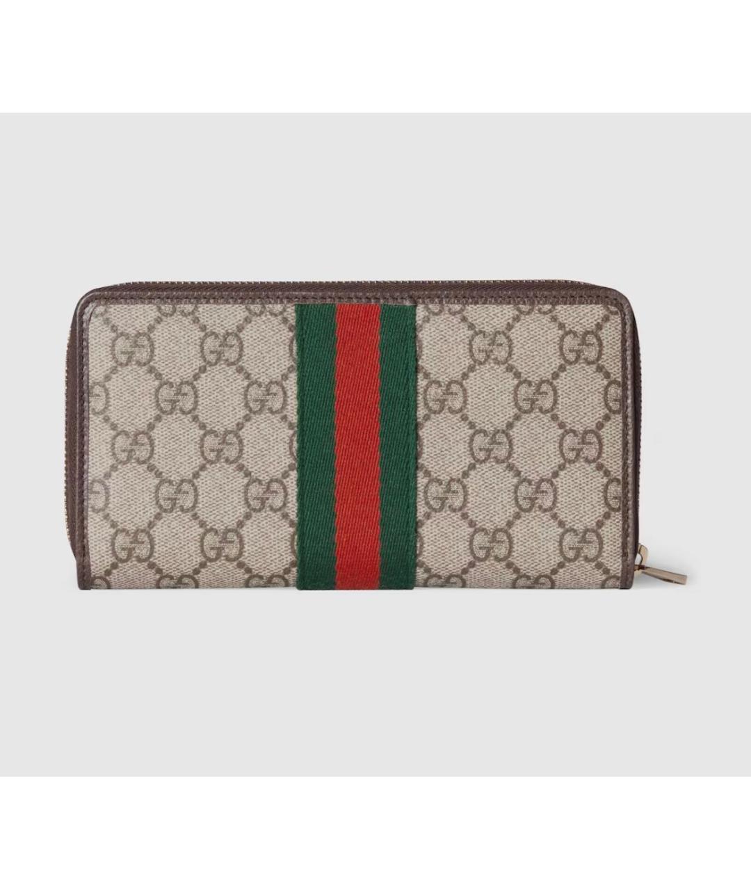 GUCCI Бежевый кошелек, фото 4