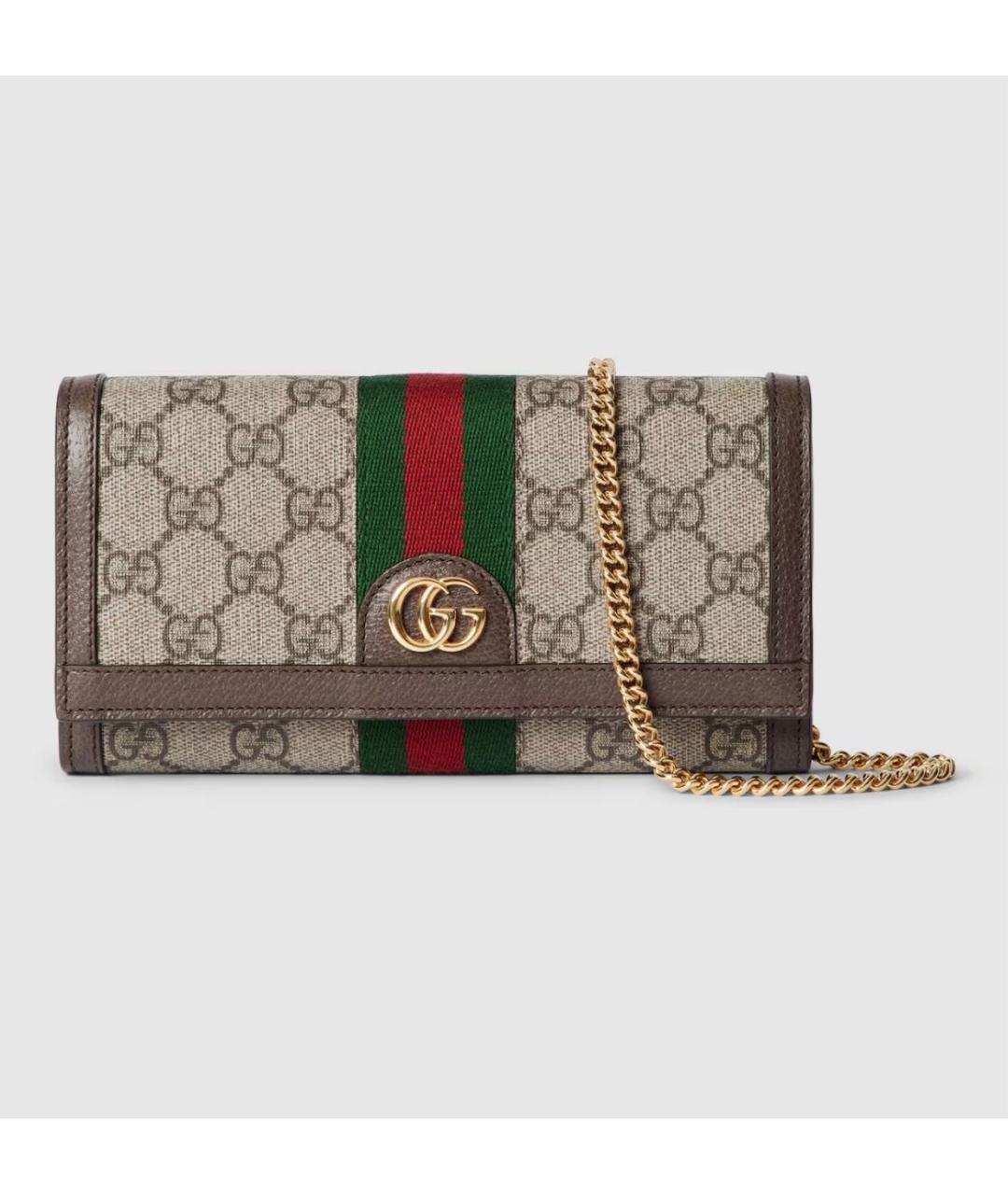 GUCCI Бежевый кошелек, фото 8