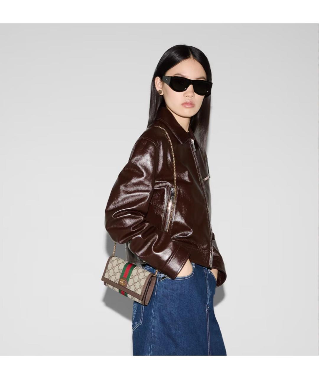 GUCCI Бежевый кошелек, фото 3