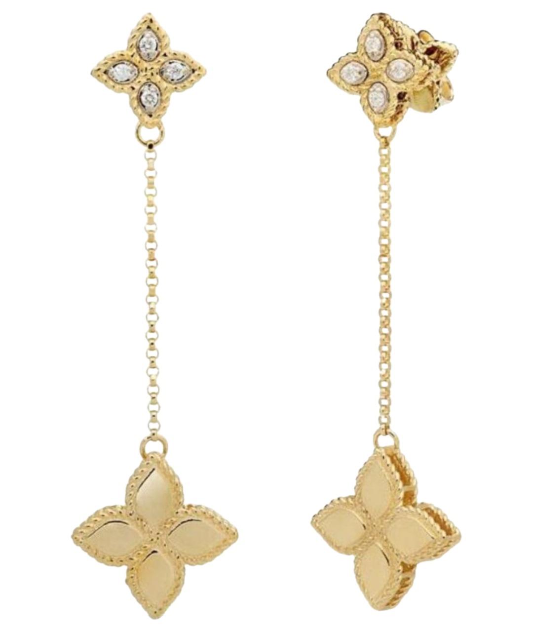 ROBERTO COIN Золотые серьги из желтого золота, фото 1