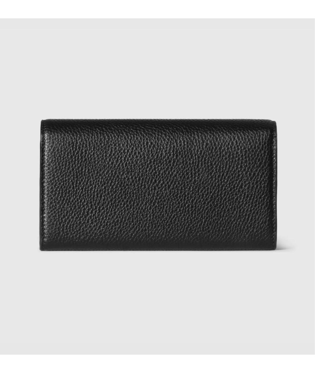 GUCCI Черный кожаный кошелек, фото 3