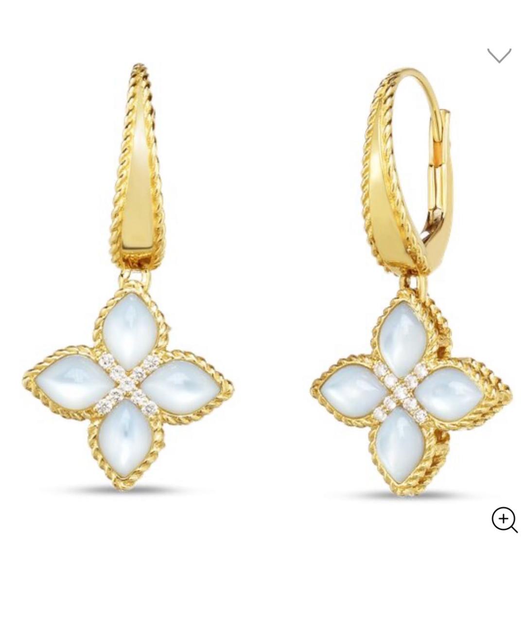 ROBERTO COIN Золотые серьги из желтого золота, фото 4