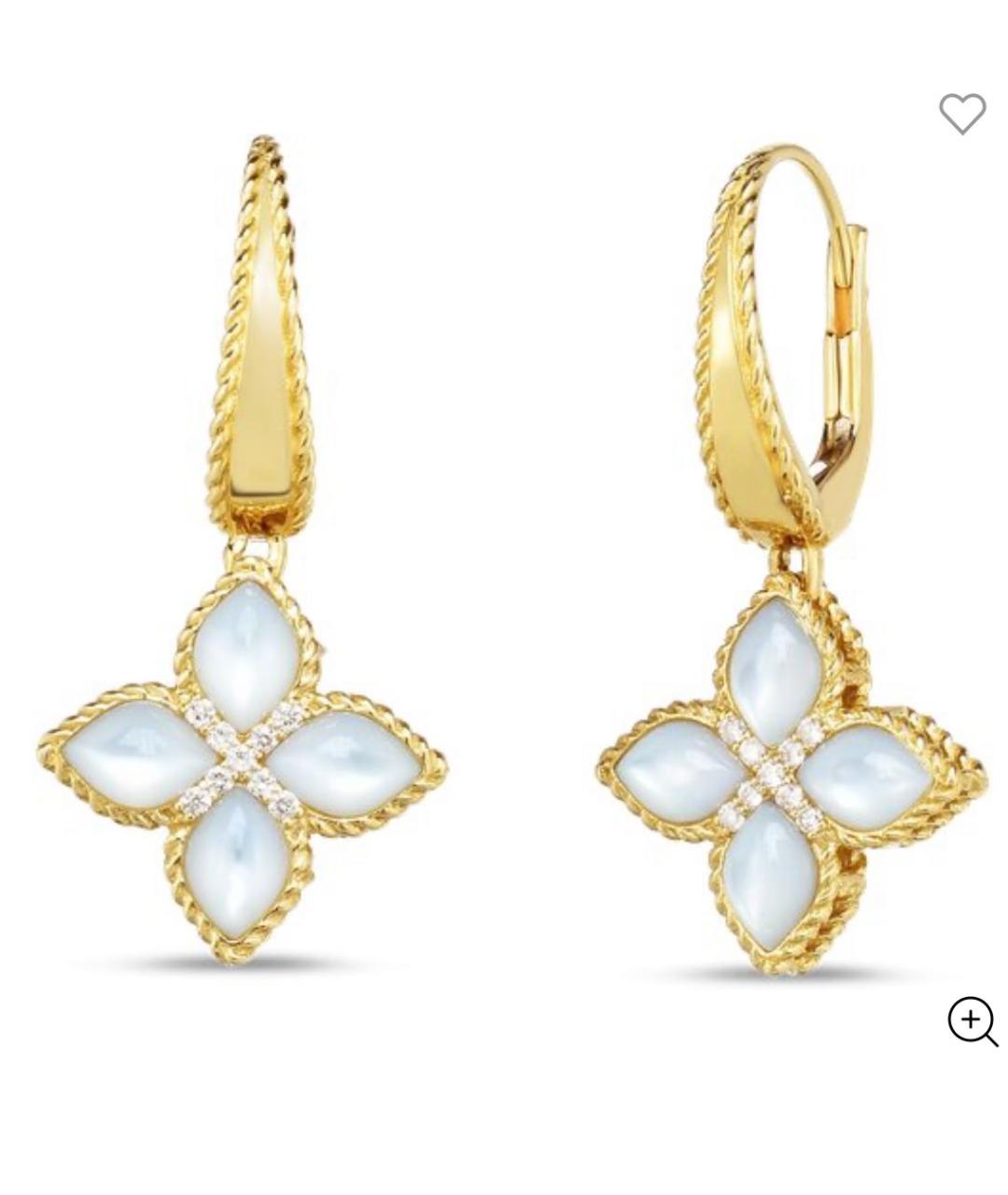 ROBERTO COIN Золотые серьги из желтого золота, фото 3