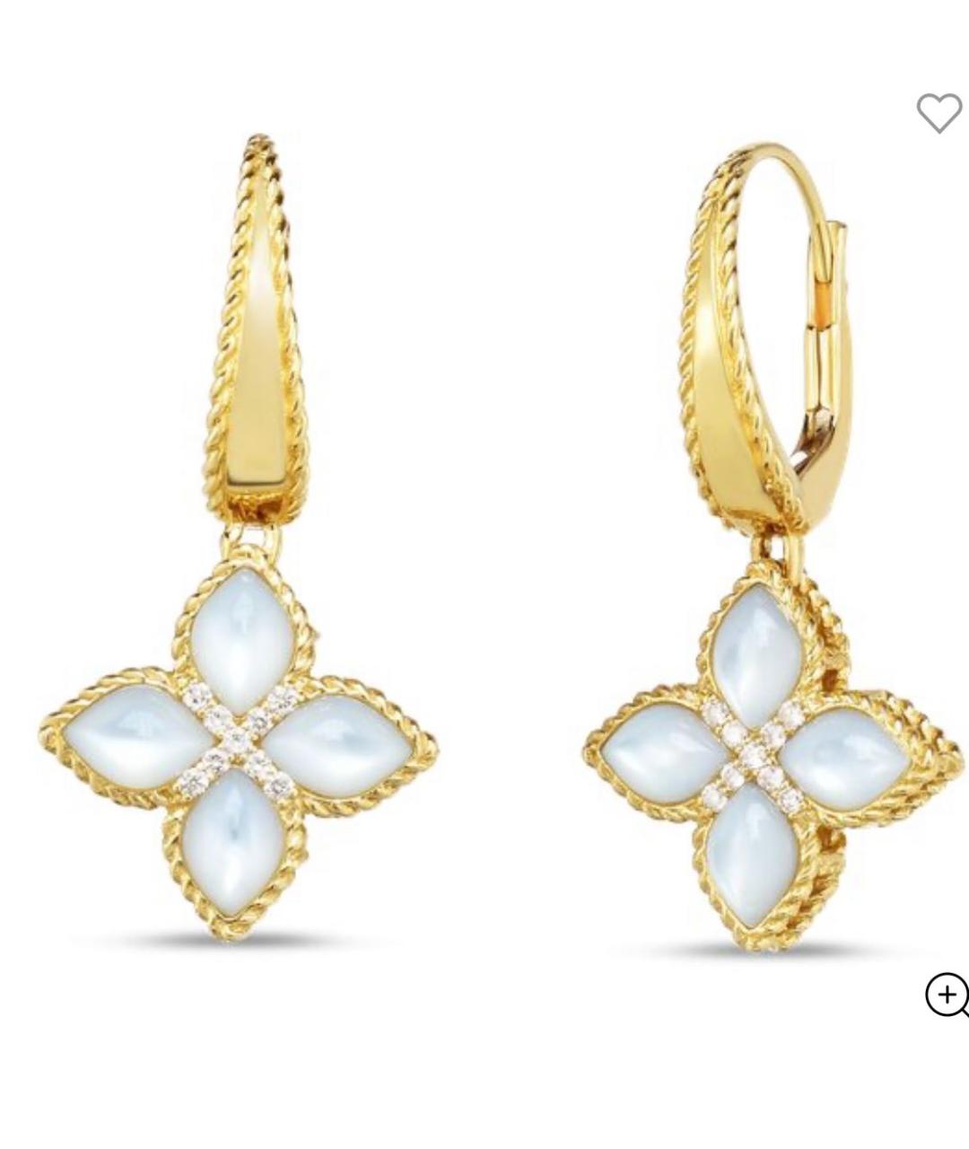 ROBERTO COIN Золотые серьги из желтого золота, фото 2