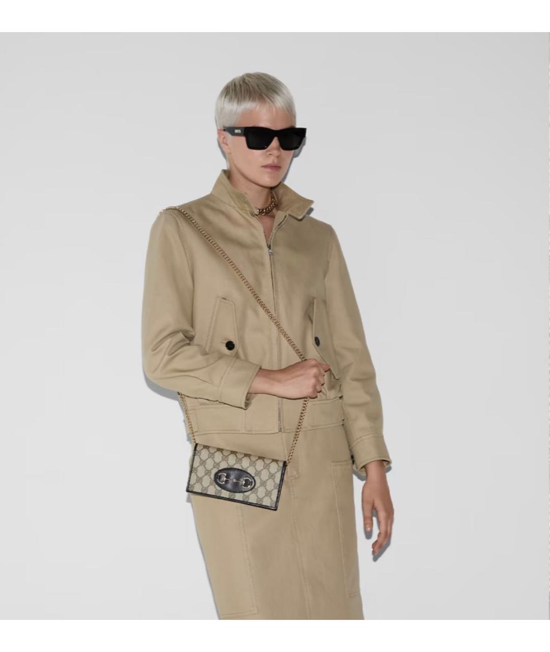 GUCCI Бежевый кошелек, фото 3