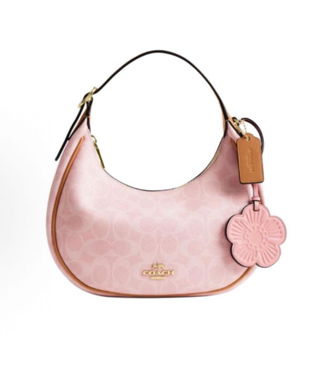 COACH Розовая сумка через плечо, фото 1
