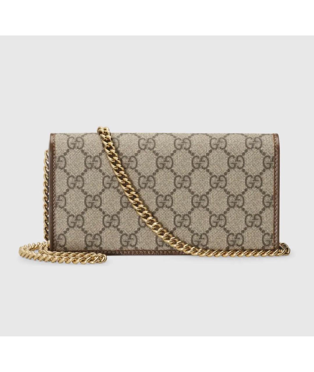 GUCCI Коричневый кошелек, фото 3