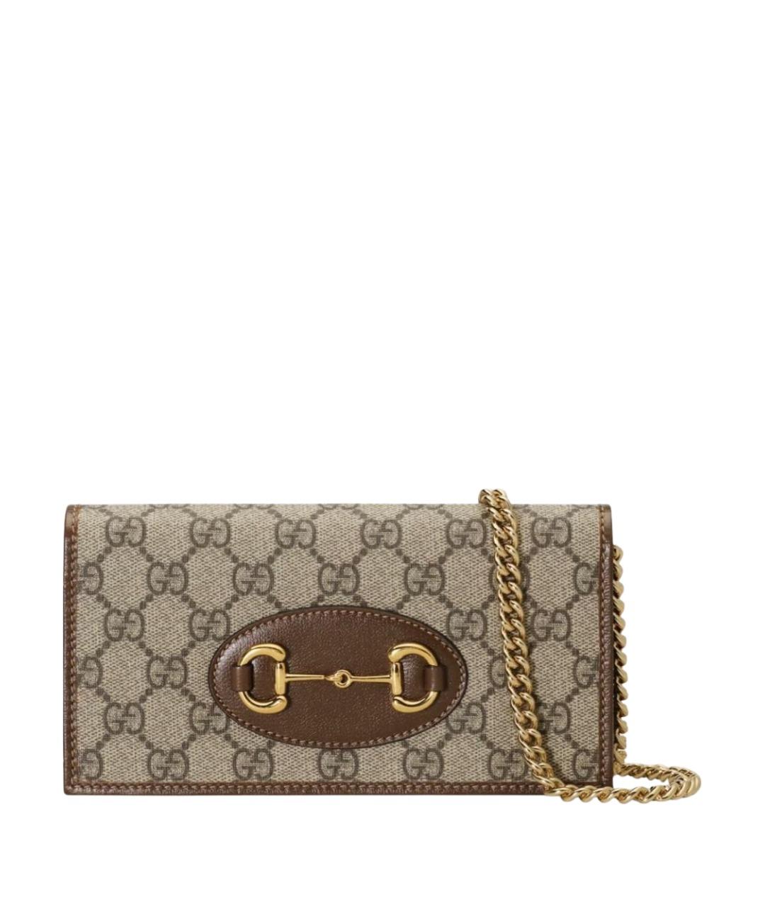 GUCCI Коричневый кошелек, фото 1