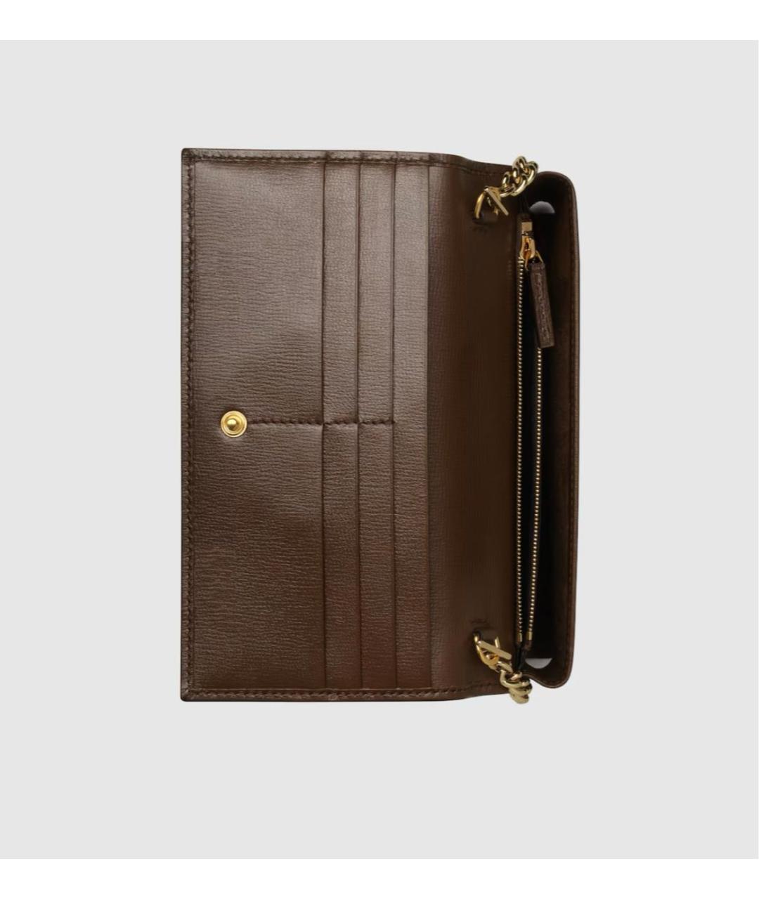 GUCCI Коричневый кошелек, фото 6