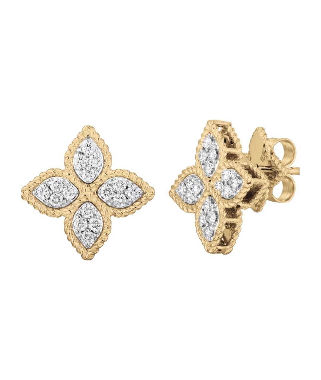 ROBERTO COIN Золотые серьги из желтого золота, фото 1