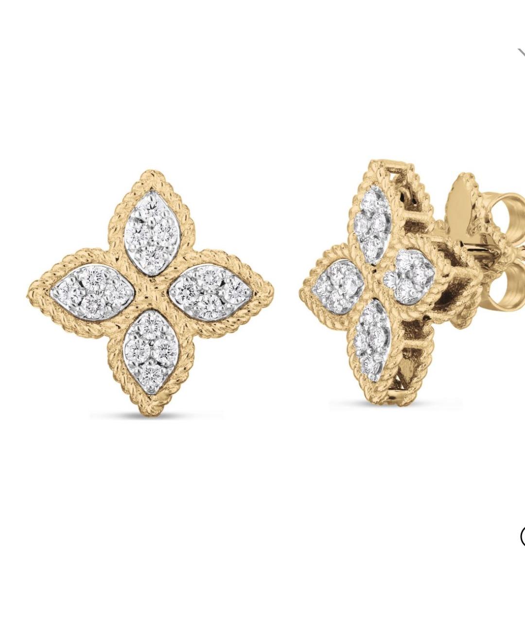 ROBERTO COIN Золотые серьги из желтого золота, фото 3