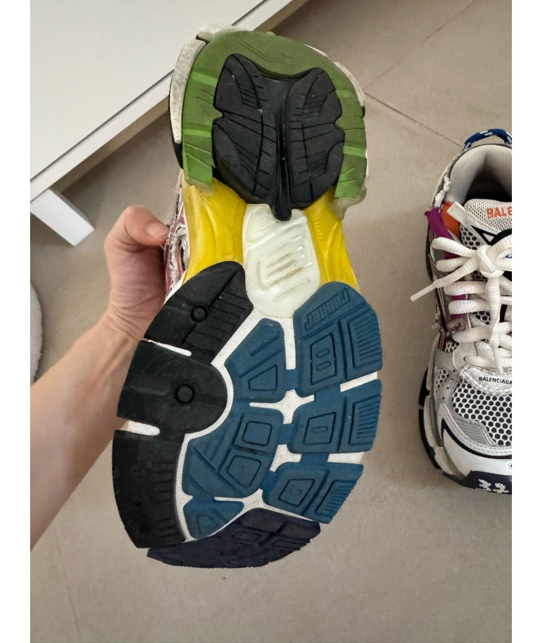 BALENCIAGA Мульти текстильные кроссовки, фото 3