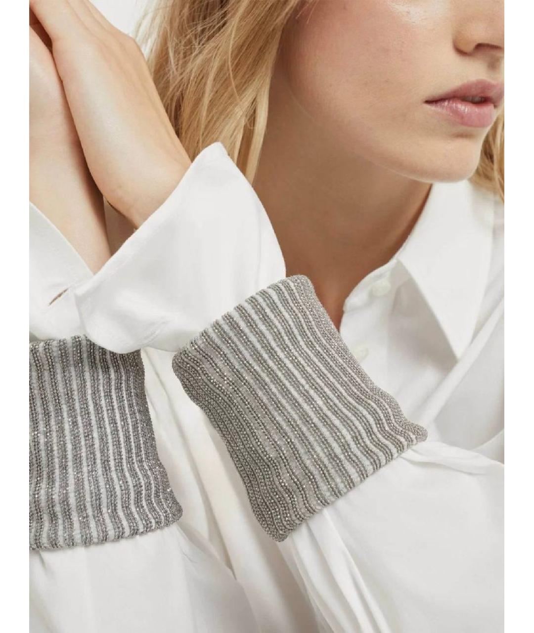 BRUNELLO CUCINELLI Серебряные митенки, фото 5