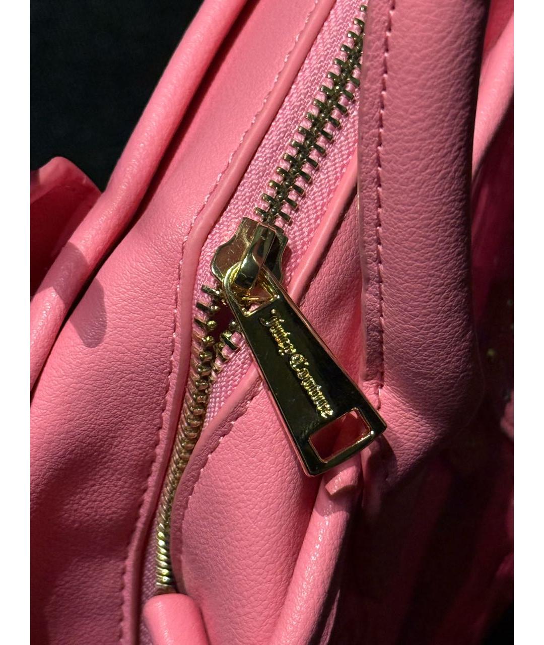 JUICY COUTURE Розовая сумка с короткими ручками, фото 2