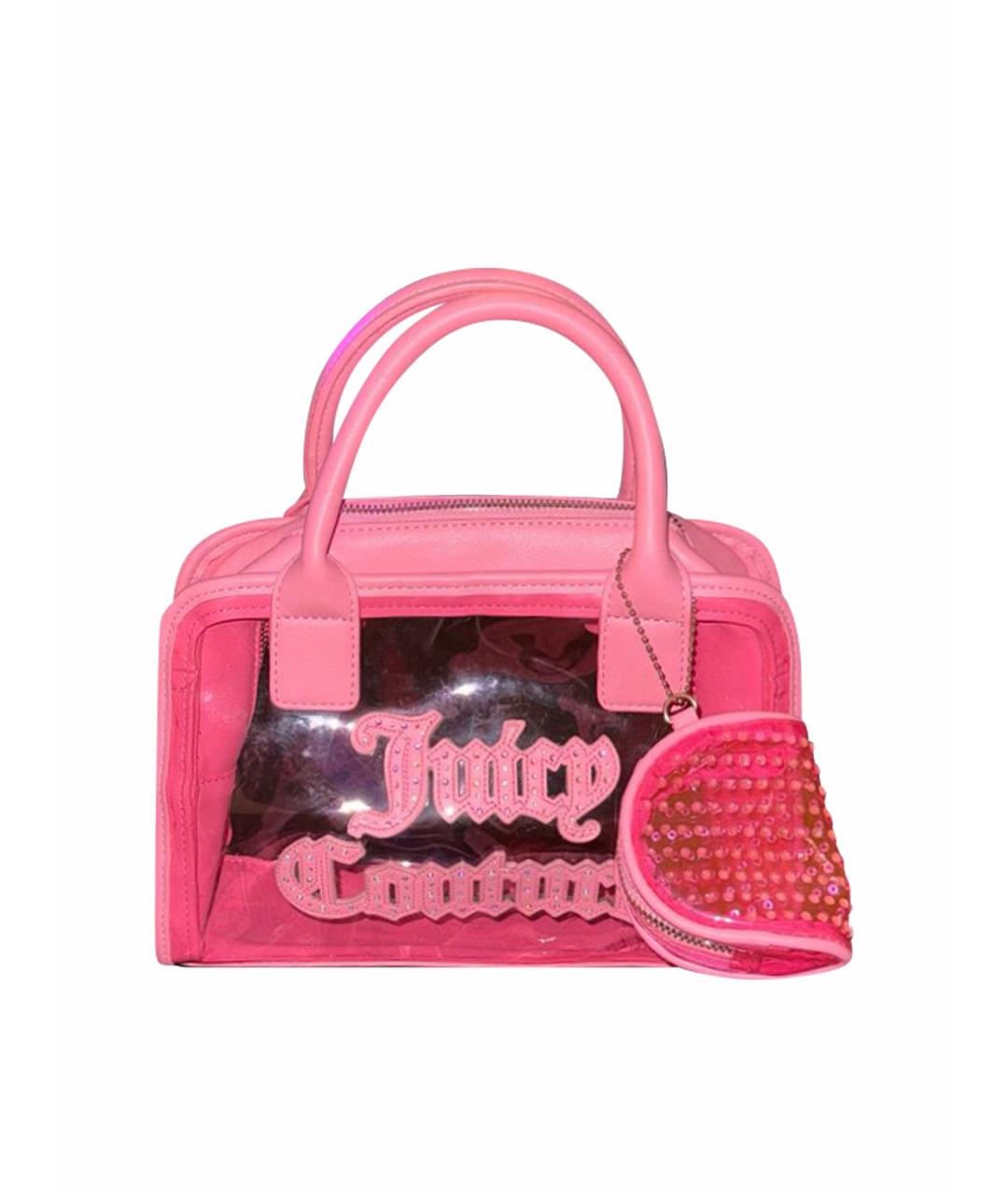 JUICY COUTURE Розовая сумка с короткими ручками, фото 1