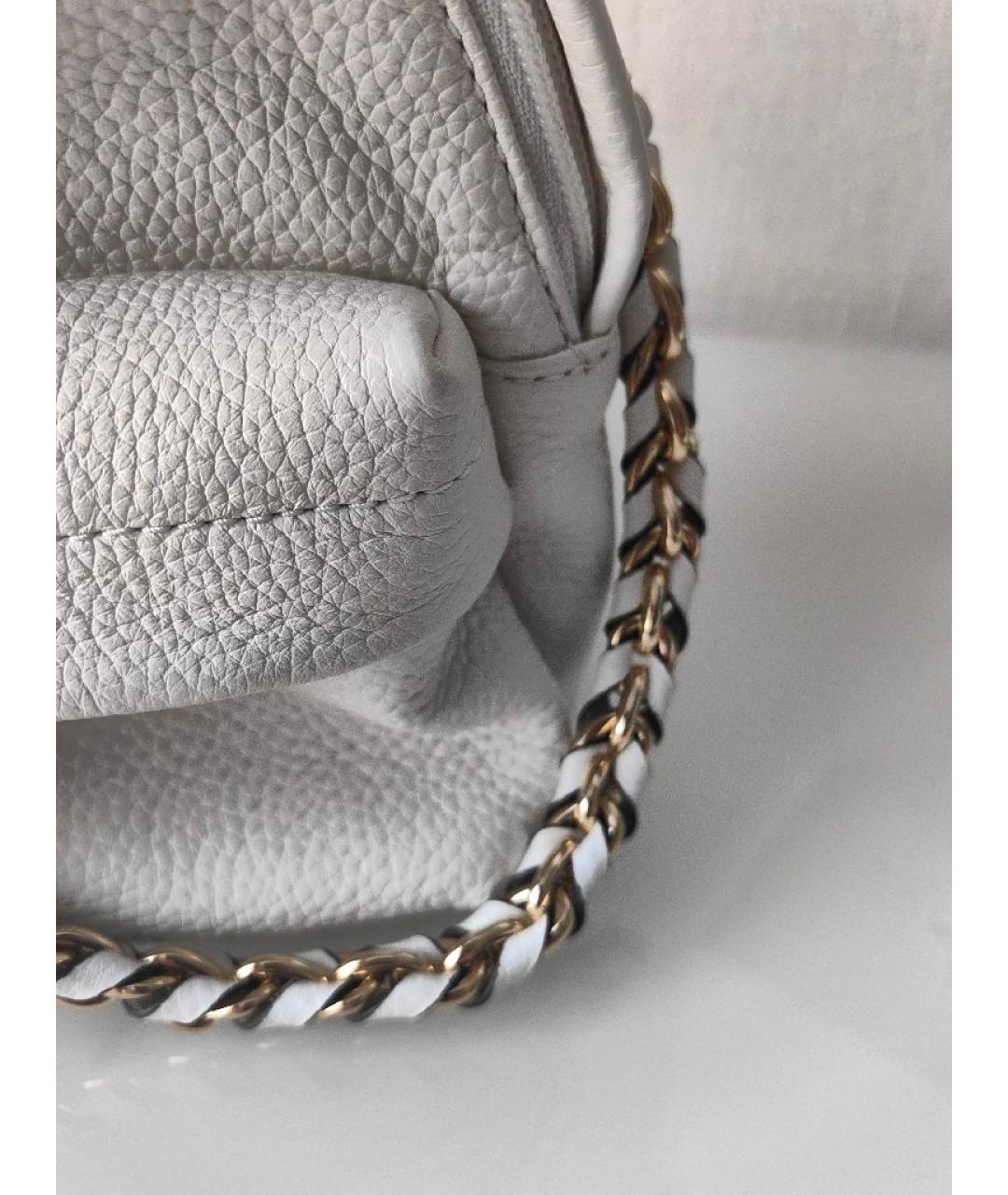 MICHAEL KORS Белый кожаный рюкзак, фото 7