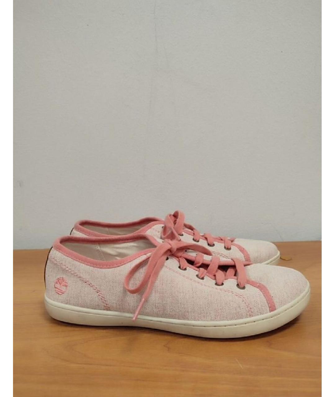 TIMBERLAND Коралловые текстильные кеды, фото 8