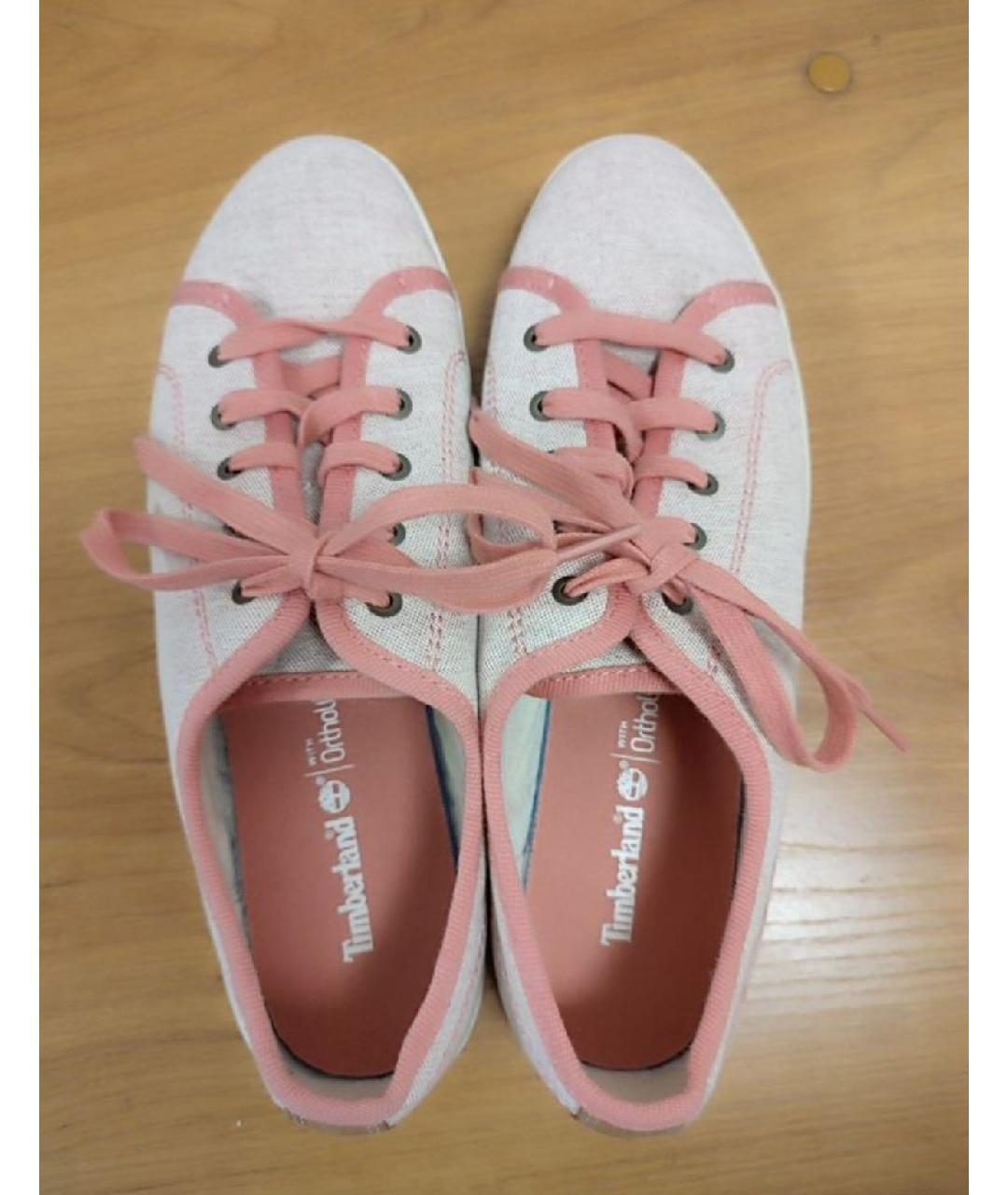 TIMBERLAND Коралловые текстильные кеды, фото 3